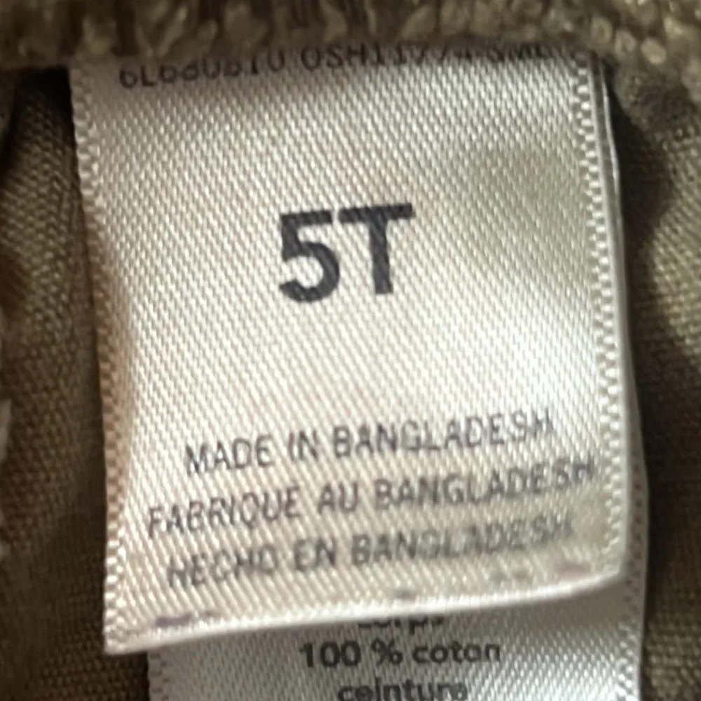 🌞 5/$25 Oshkosh B’gosh shorts Khaki shorts tan elastic waist pockets boy 5T